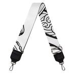 White And Black Scorpio Sign Print Bag Strap