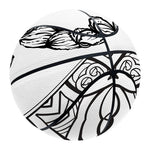 White And Black Scorpio Sign Print Basketball
