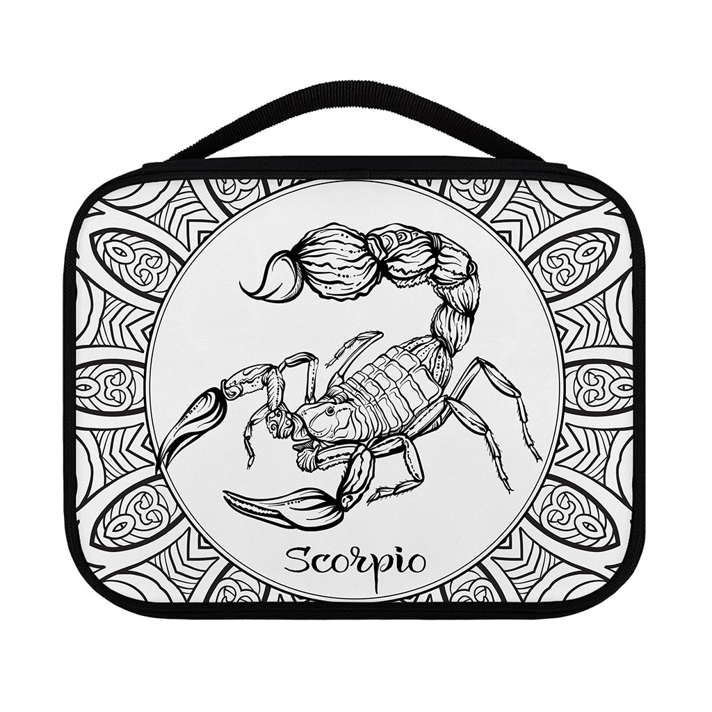 White And Black Scorpio Sign Print Classic Bible Case