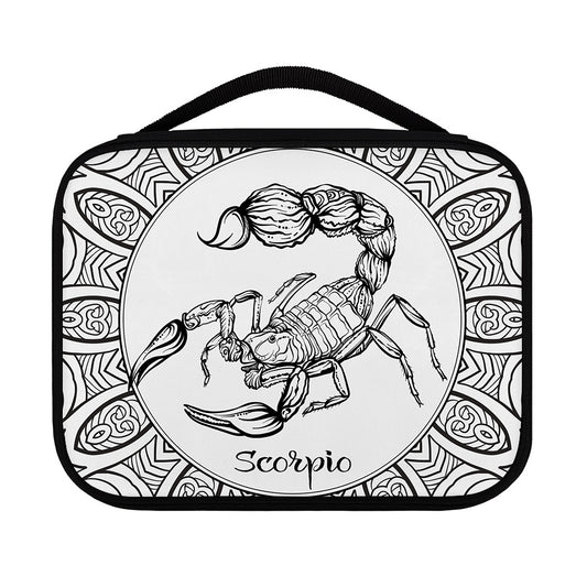 White And Black Scorpio Sign Print Classic Bible Case
