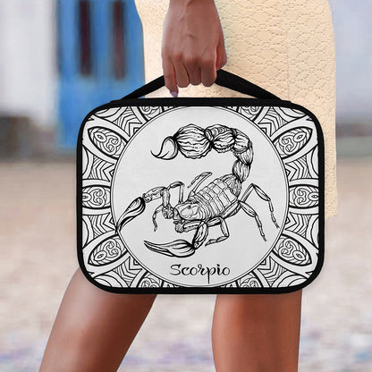 White And Black Scorpio Sign Print Classic Bible Case