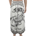 White And Black Scorpio Sign Print Lantern Pants