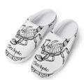 White And Black Scorpio Sign Print Mesh Casual Shoes