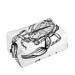 White And Black Scorpio Sign Print Rectangle Tissue Box Cover