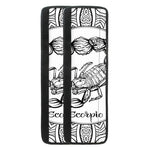 White And Black Scorpio Sign Print Refrigerator Handle Covers