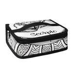 White And Black Scorpio Sign Print Small Lunch Bag