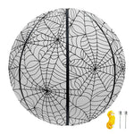 White And Black Spider Web Pattern Print Basketball