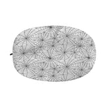 White And Black Spider Web Pattern Print Car Side Mirror Covers