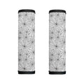 White And Black Spider Web Pattern Print Handle Covers