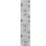 White And Black Spider Web Pattern Print Table Runner