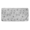 White And Black Spider Web Pattern Print Towel