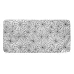 White And Black Spider Web Pattern Print Towel