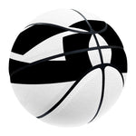 White And Black Star of David Print Basketball