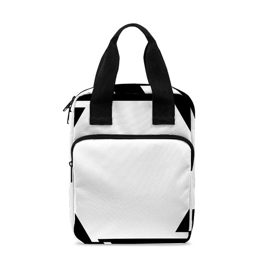 White And Black Star of David Print Bible Tote Bag