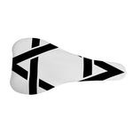 White And Black Star of David Print Bicycle Seat Cover