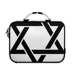 White And Black Star of David Print Briefcase Bible Bag