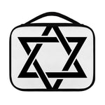 White And Black Star of David Print Classic Bible Case