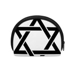 White And Black Star of David Print Coin Purse