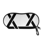 White And Black Star of David Print Glasses Case