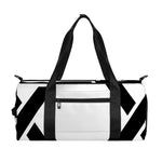 White And Black Star of David Print Gym Bag