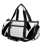 White And Black Star of David Print Gym Bag