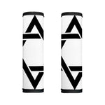 White And Black Star of David Print Handle Covers
