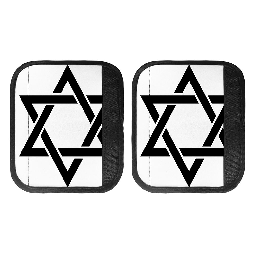 White And Black Star of David Print Handle Covers