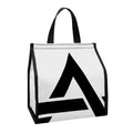 White And Black Star of David Print Insulated Lunch Tote