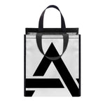 White And Black Star of David Print Insulated Lunch Tote