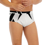 White And Black Star of David Print Men's Briefs
