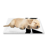 White And Black Star of David Print Pet Cooling Mat Cover