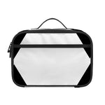 White And Black Star of David Print Portable Lunch Bag