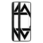 White And Black Star of David Print Refrigerator Handle Covers