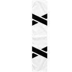 White And Black Star of David Print Table Runner