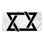 White And Black Star of David Print Towel