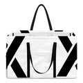 White And Black Star of David Print Utility Tote Bag
