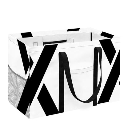 White And Black Star of David Print Utility Tote Bag