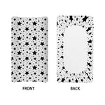 White And Black Star Pattern Print Changing Pad Cover