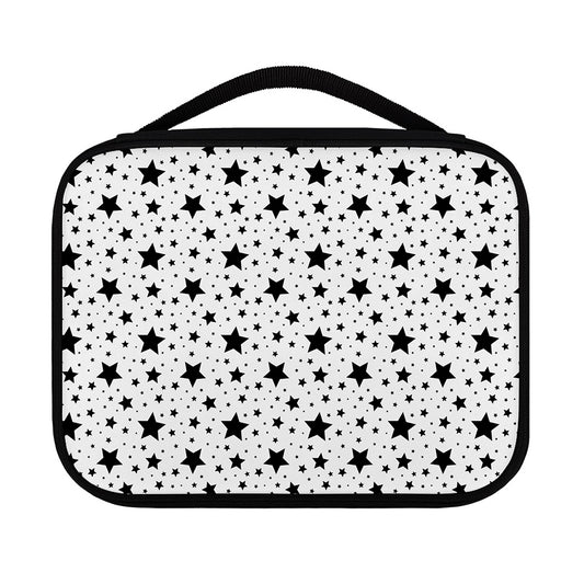 White And Black Star Pattern Print Classic Bible Case