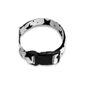 White And Black Star Pattern Print Dog Collar