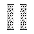 White And Black Star Pattern Print Handle Covers