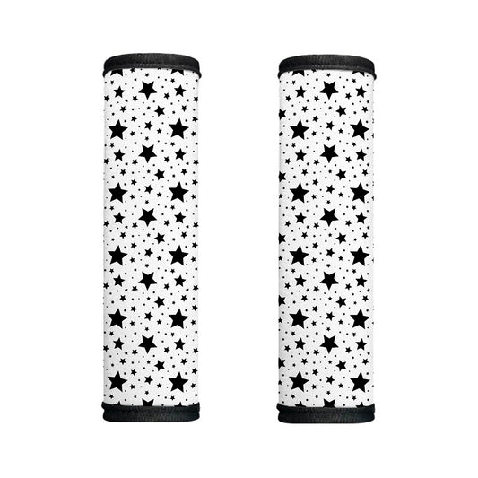 White And Black Star Pattern Print Handle Covers