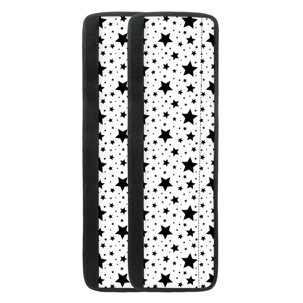 White And Black Star Pattern Print Refrigerator Handle Covers