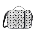 White And Black Star Pattern Print Shoulder Strap Bible Bag