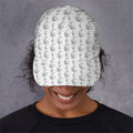 White And Black Stethoscope Print Baseball Cap