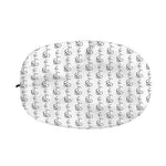 White And Black Stethoscope Print Car Side Mirror Covers