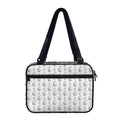 White And Black Stethoscope Print Double Strap Bible Bag