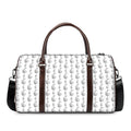 White And Black Stethoscope Print Duffel Bag
