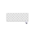 White And Black Stethoscope Print Extended Mouse Pad