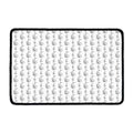 White And Black Stethoscope Print Kitchen Mat